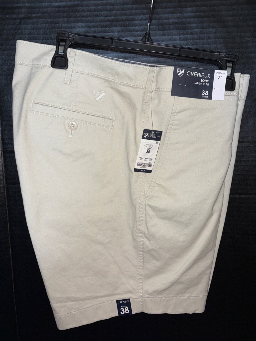 Daniel Cremieux Cream Soho Tapered Fit Men’s Chinos